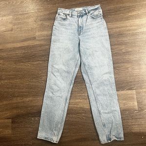 Abercrombie and Fitch curve love 90’s ultra high rise straight jean 29/8L (long)